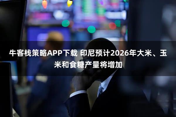 牛客栈策略APP下载 印尼预计2026年大米、玉米和食糖产量将增加